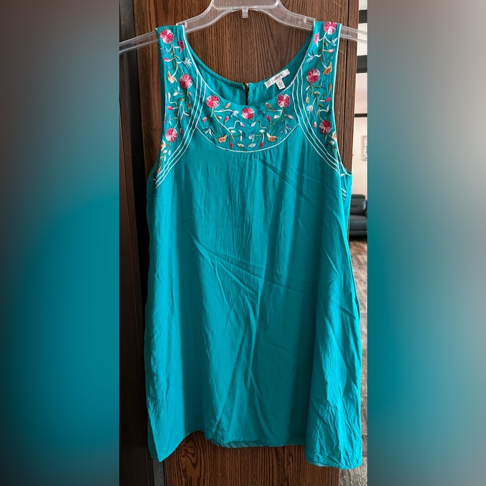 JODIFL sleeveless dress embroidered women’s size S